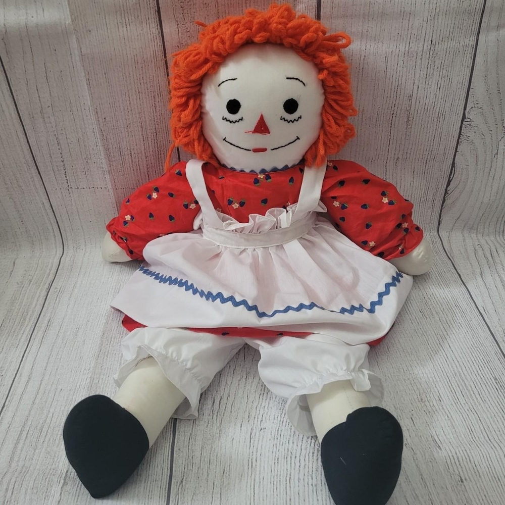 Raggedy Ann Doll 23" Novelty Collective Toy Decorative Vintage